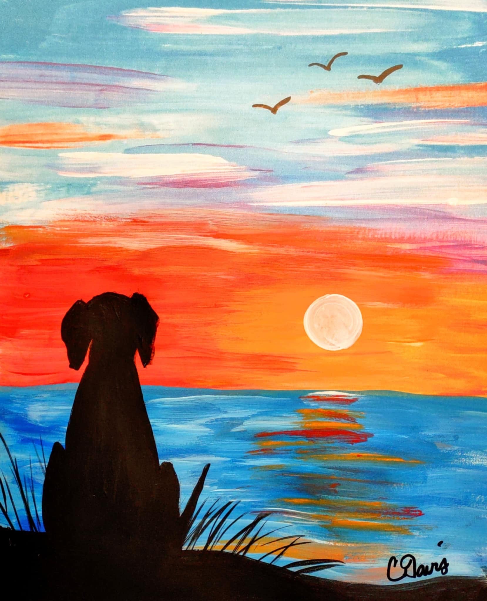 Pet Silhouette Paint Party Conneaut Arts Center pet-silhouette-paint-party-conneaut-arts-center