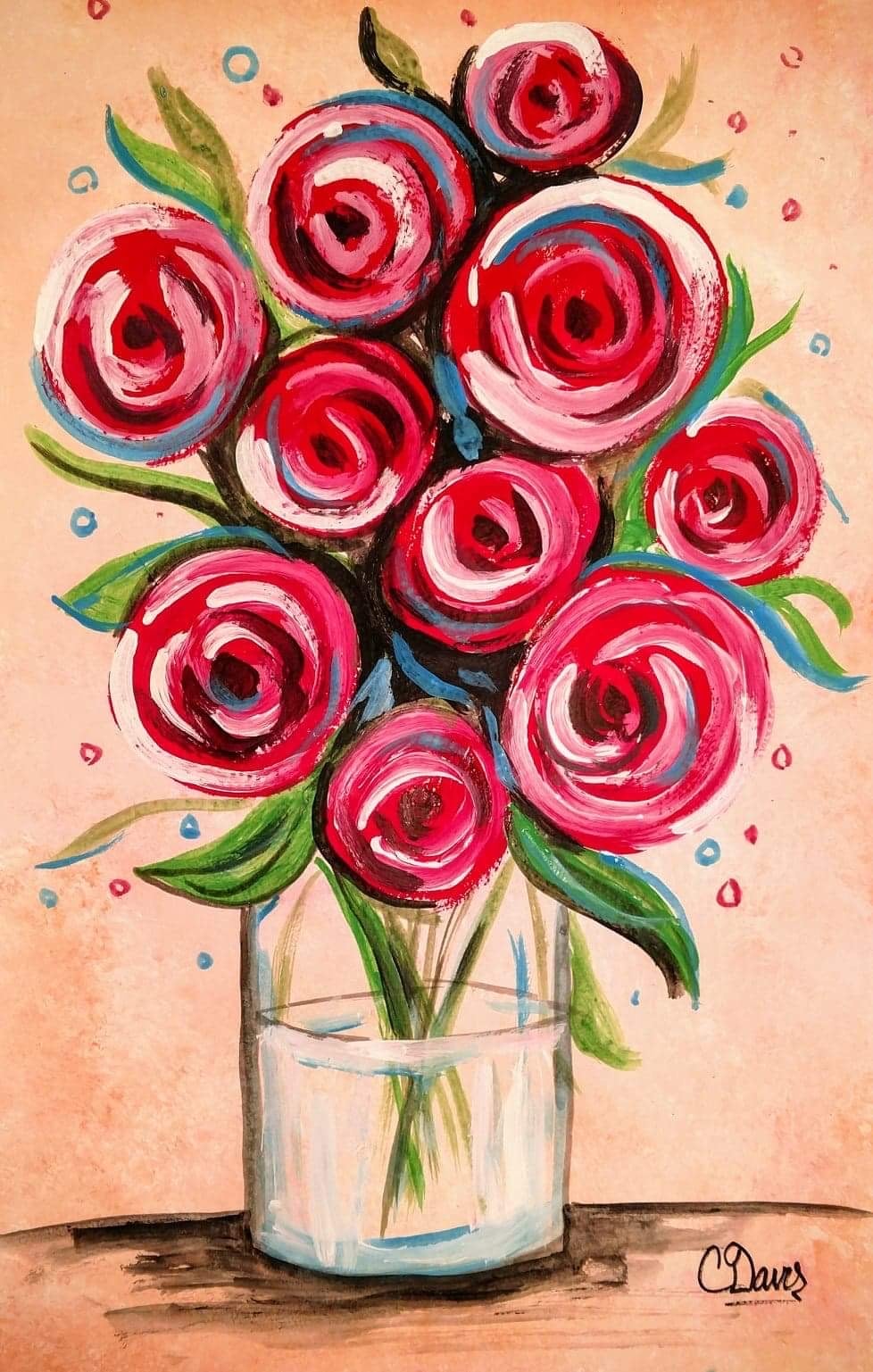 Romantic Roseflowes Paint by Numbers for Adults and Beginner Tropical  Garden Flower Picture Paint by Numbers on Canvas Red Rose Easy to Painting  with Brushes and Acrylic Pigment Home Decor(16x20inch) - Yahoo